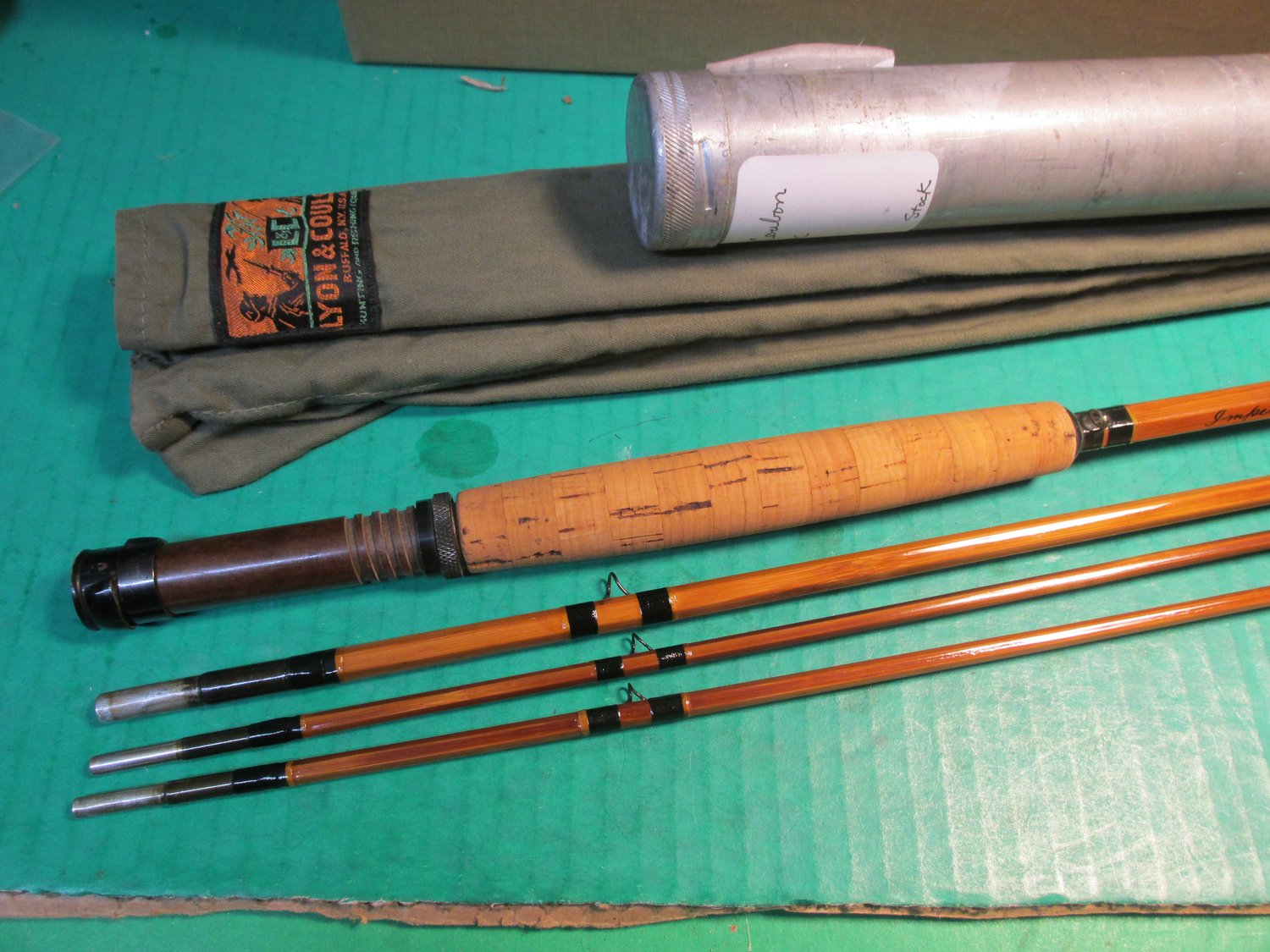 #1528-13. Lyon & Coulson. 9' — R.W. Summers Bamboo Fly Rods Company