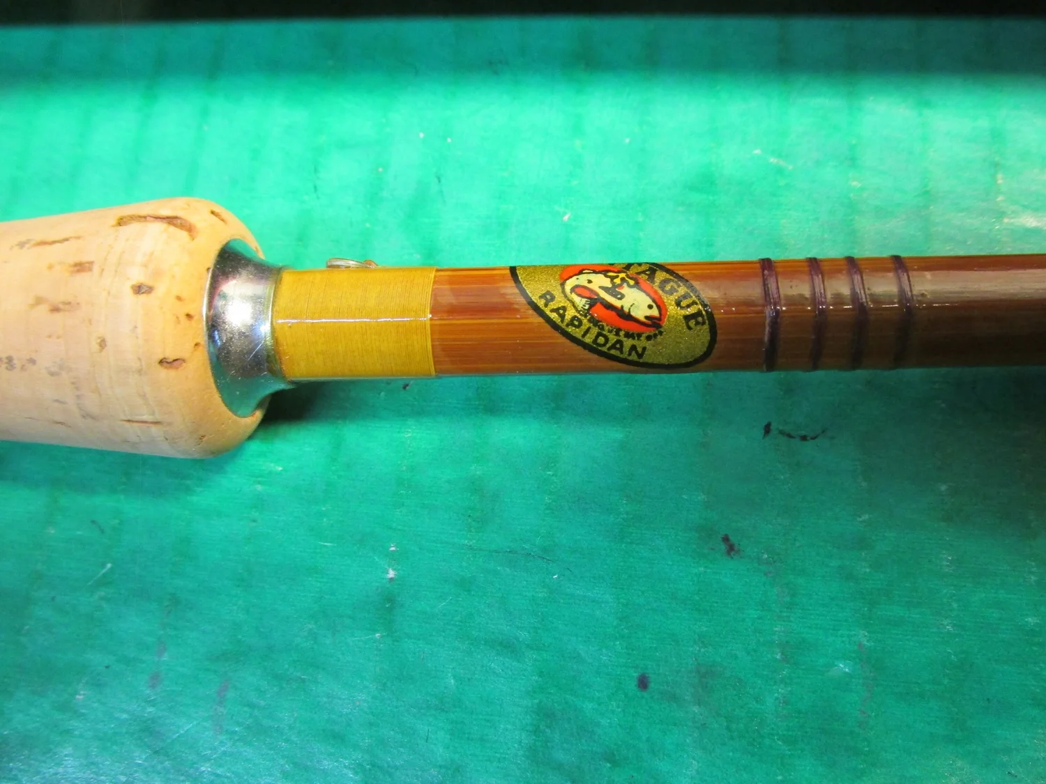 Vtg Montague Split Bamboo Fly ＆Lure Rod Vintage 3 pcs