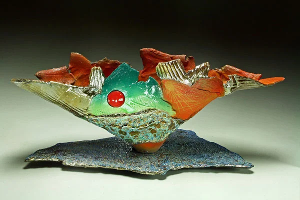 Raku Ceramic Sculpture