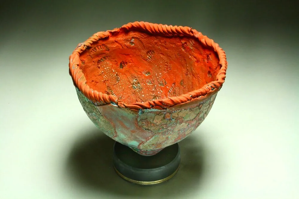 Raku Vortex 3 — Raku Pottery by Steven Forbes-deSoule