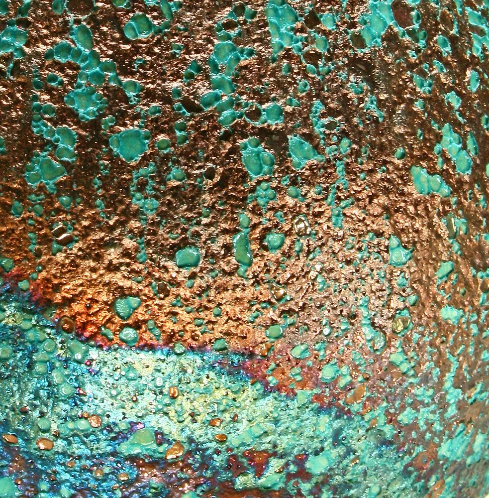 Copper and Blue Pear, CU.jpg