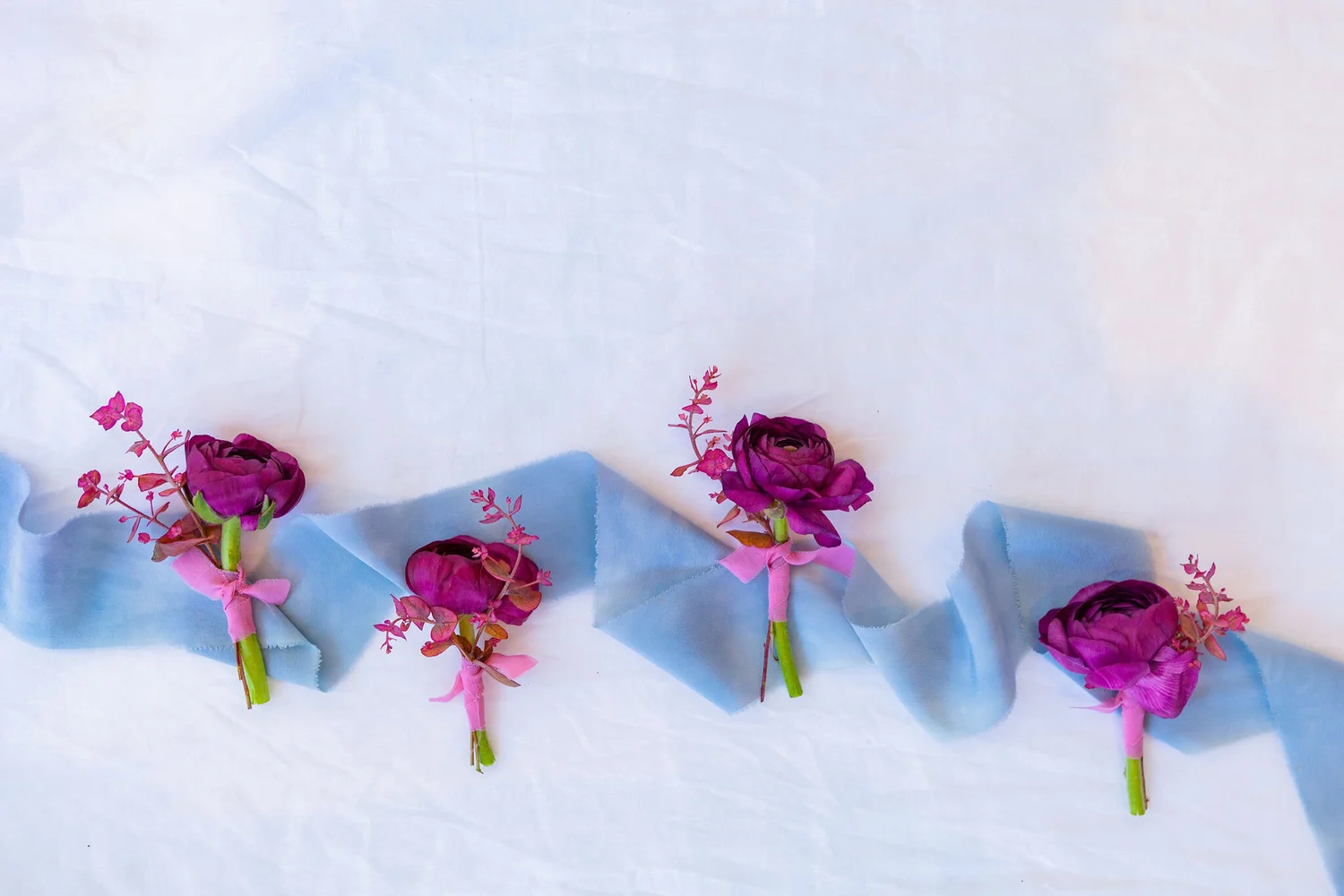 Purple Buttonholes For Weddings