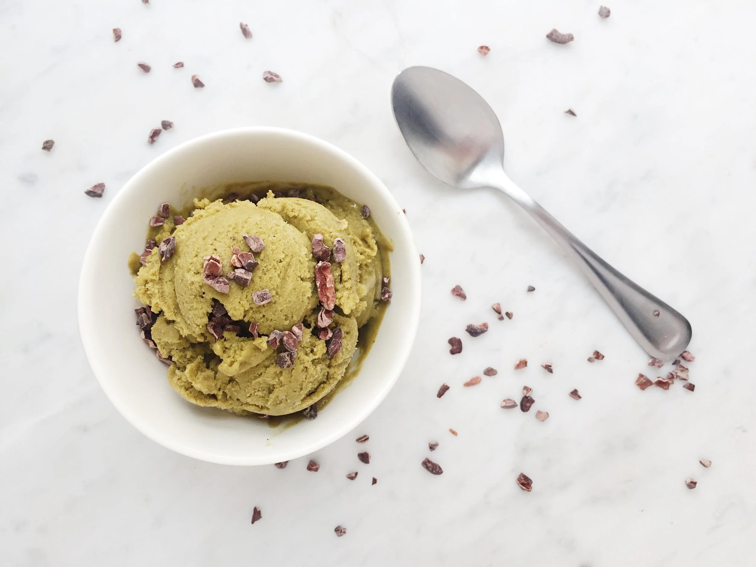 3-Ingredient Matcha Ice Cream