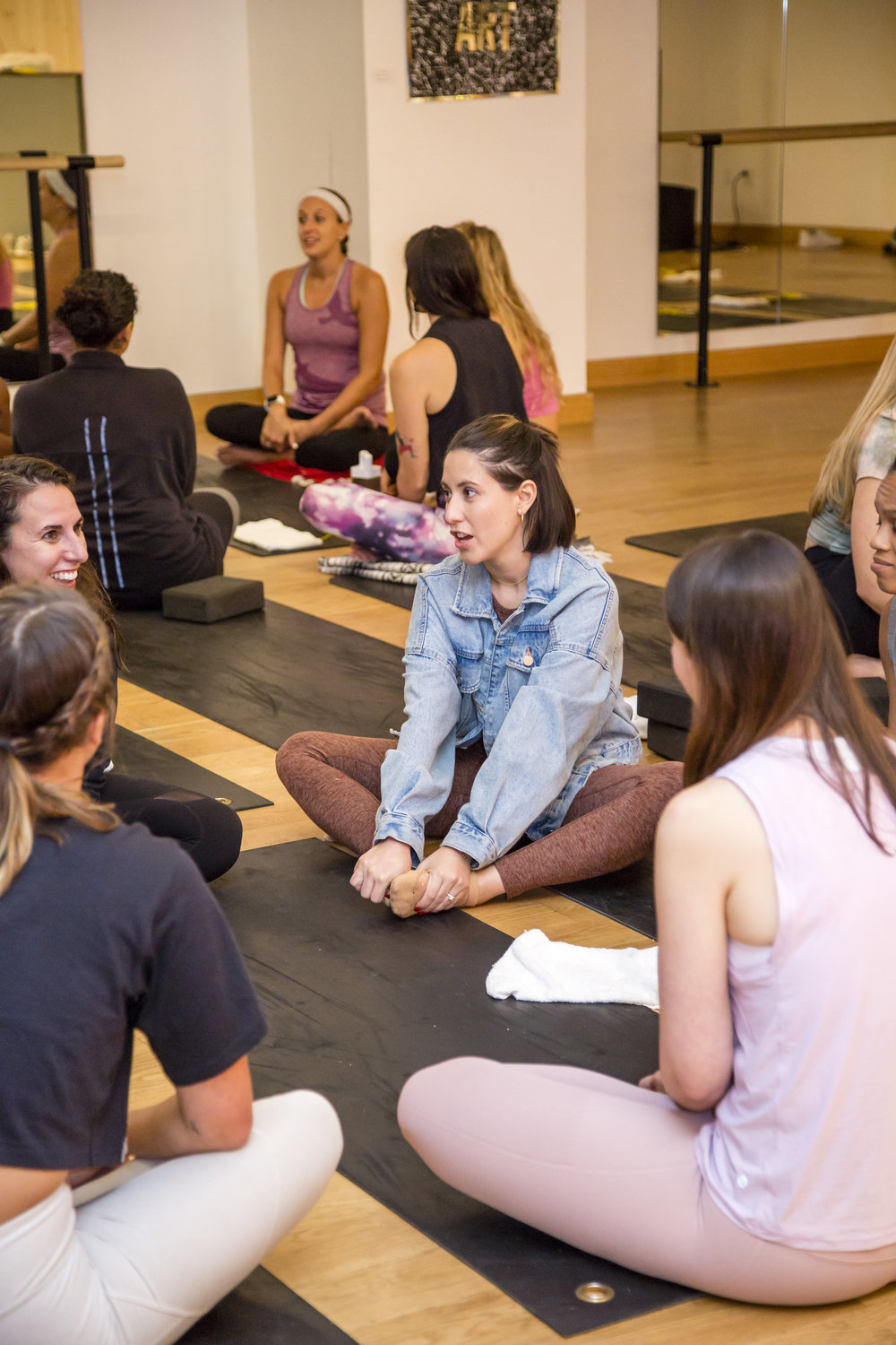 a sweatworking event dedicated to wellness, connection, and community