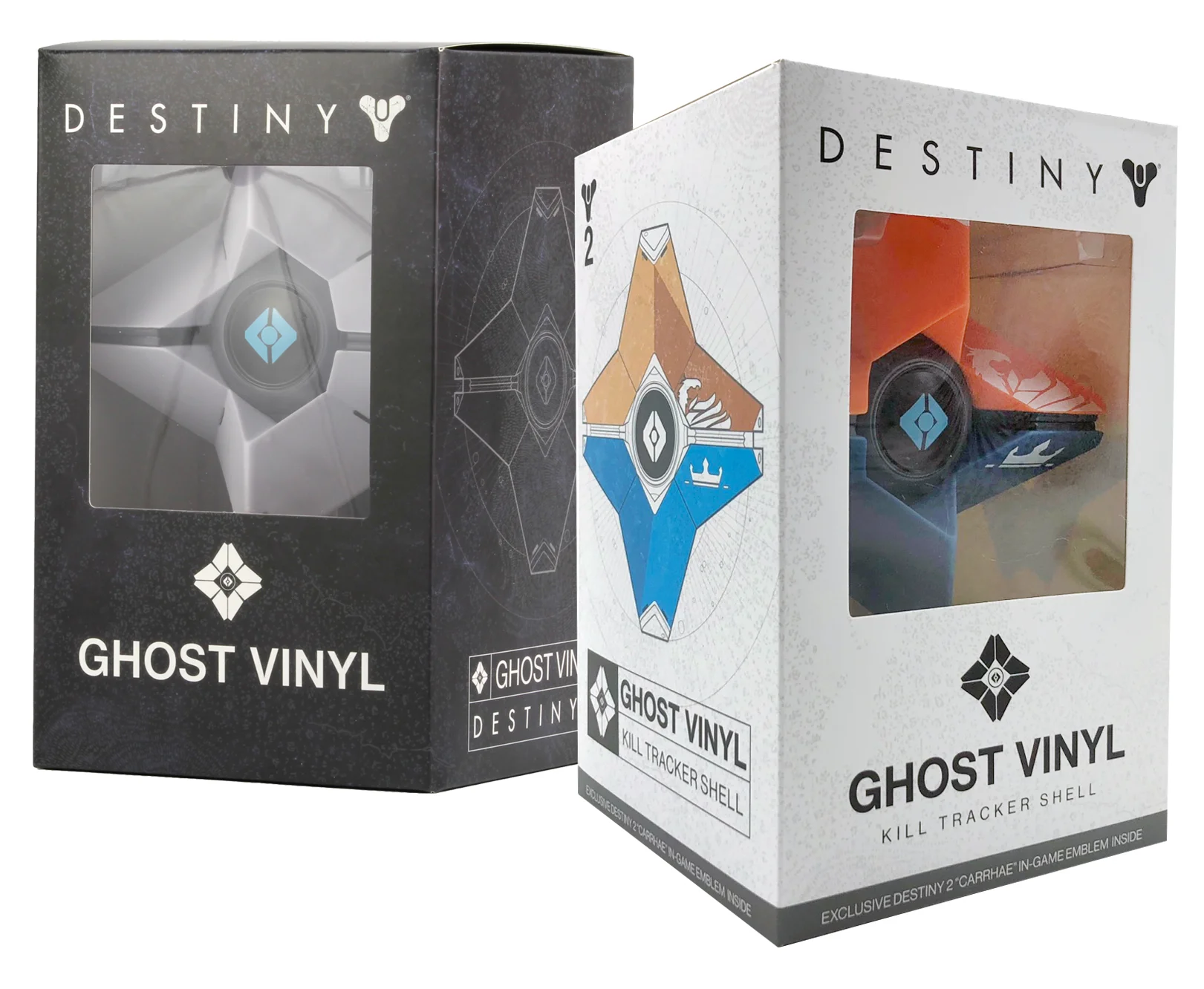 Destiny 2 Ghost Vinyl Packaging Concept created for vendor in Adobe Photoshop.