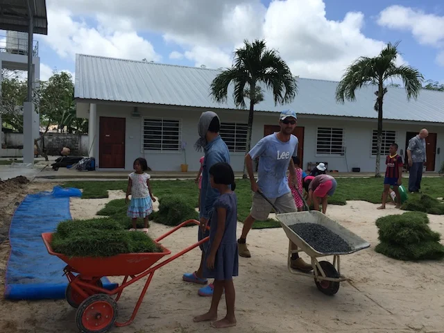 Day one working with the grass.JPG