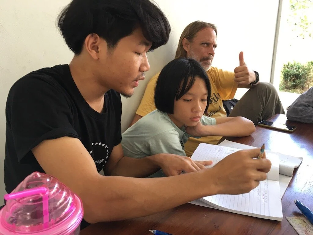   Non works as an architect in Phuket   Non came to the orphanage as a seven-year-old in 2005, along with his little brother Nun who was 5 years old at the time. We can still see before them when these two little serious gentlemen with protruding ear