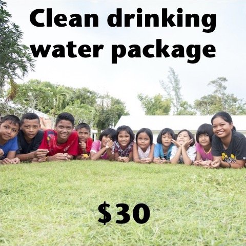   Celebrate your friend by donating money for clean drinking water for a month for all the kids at Happy Child Home  