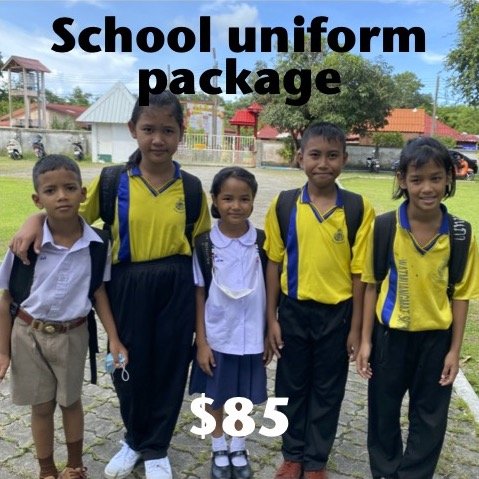   Celebrate your friend by donating money for school uniforms for a school year to one of the children at Happy Child Home  
