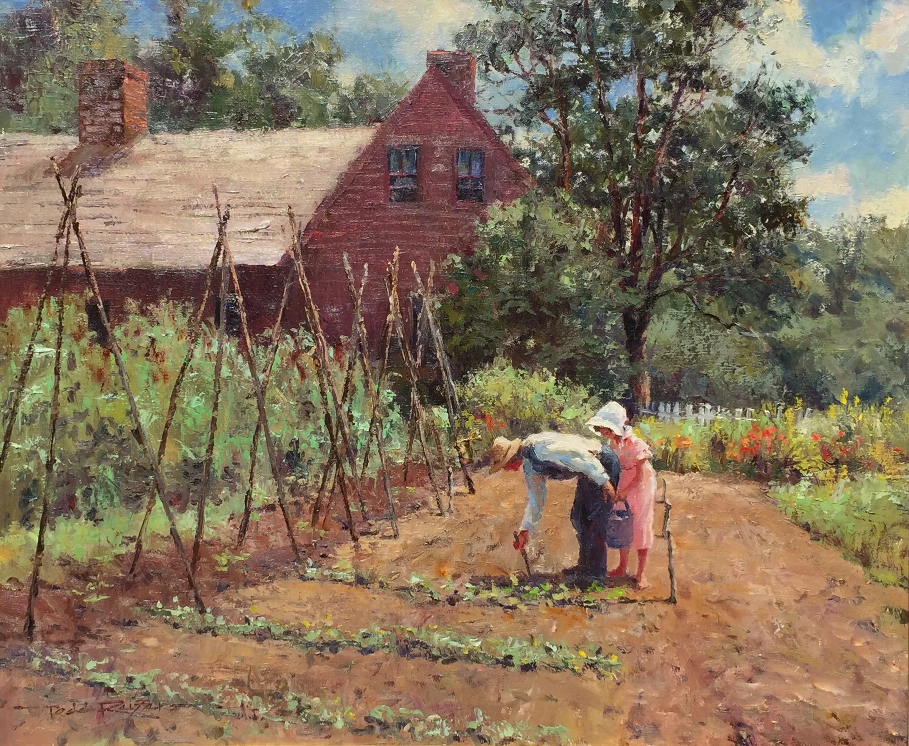   Todd Reifers   (American, b. 1948)   Spring Garden   Oil on linen, 20 x 24 inches  Signed lower left   SOLD  