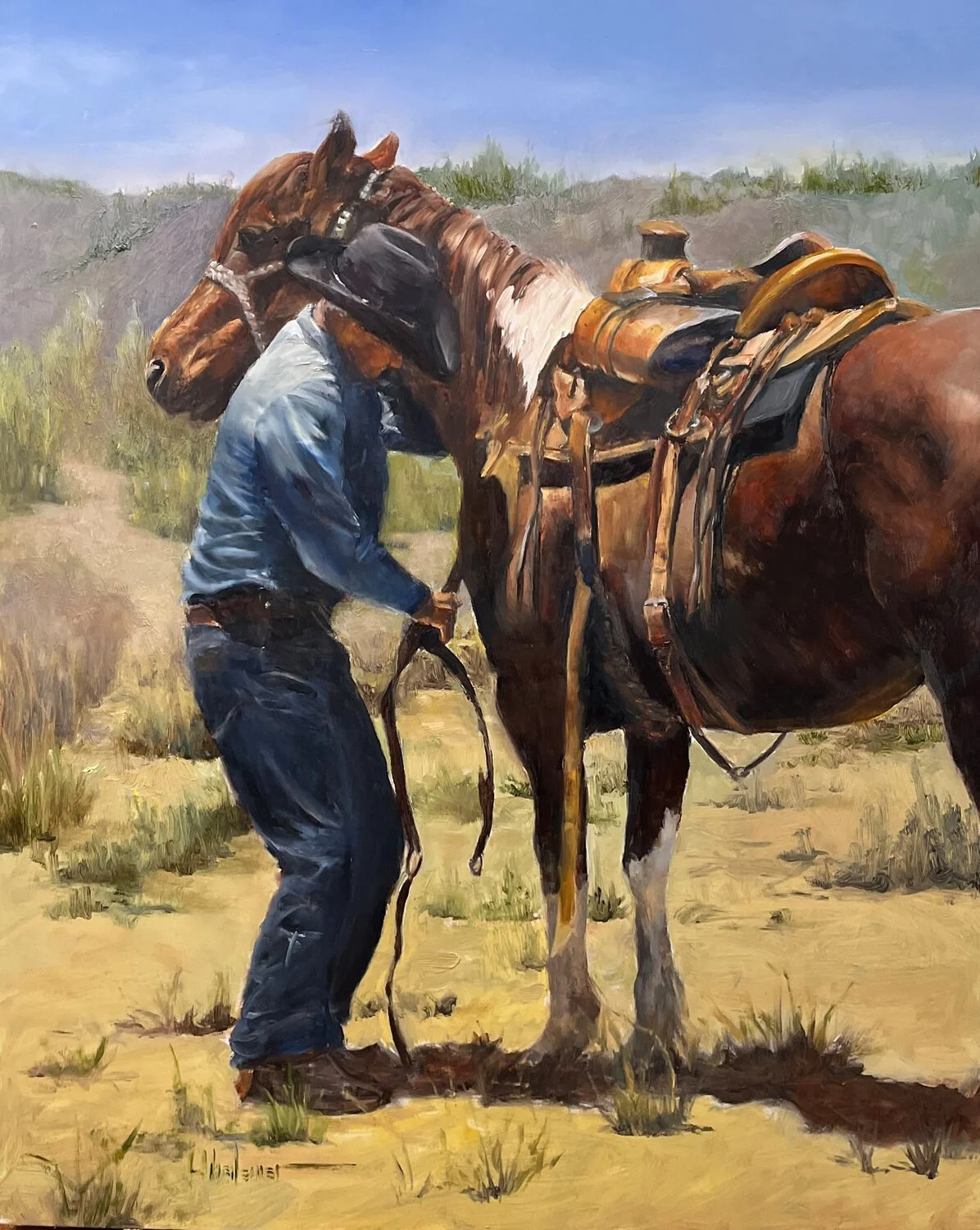 Leah Wiedemer Work Friends, 2024 Oil, 20 × 16 inches $2,800