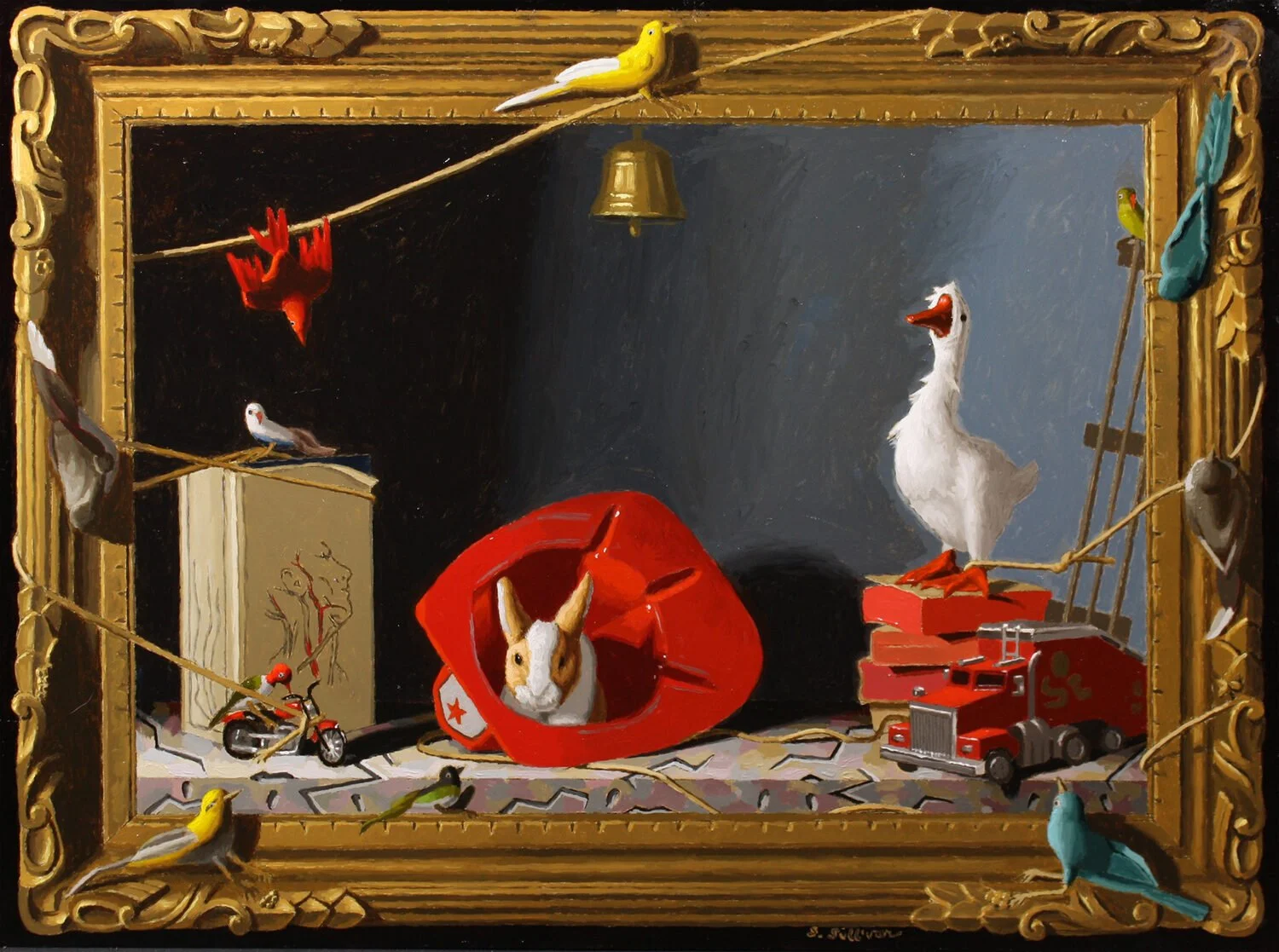 Shawn Sullivan False Alarm, 2024 Oil, 18 × 24 inches $3,000