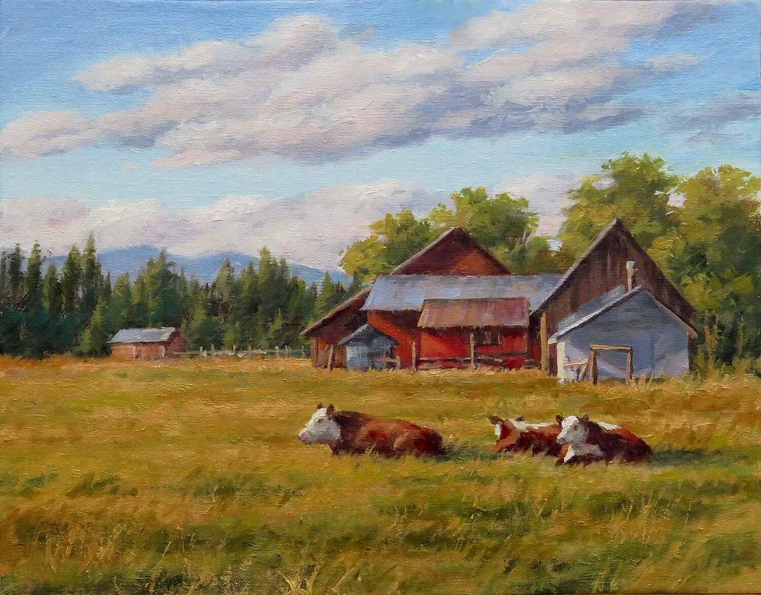 Robert Perrish Break Time, 2023 Oil, 11 × 14 inches $1,000
