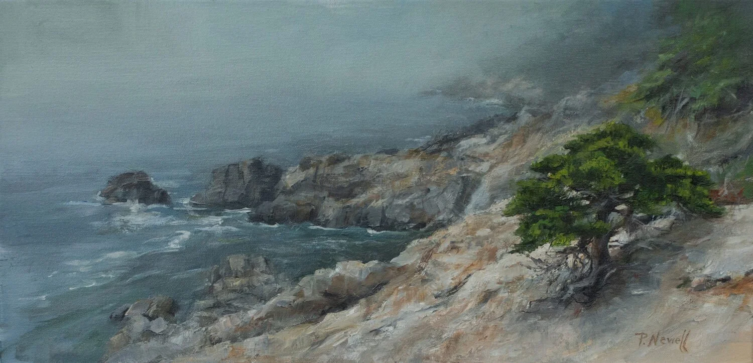 Pam C. Newell Tenacious, 2025 Oil, 10 × 20 inches $2,000