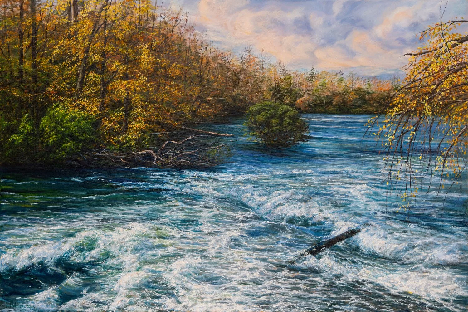 Olena Nabilsky Colorado River, 2024 Oil, 24 × 36 inches $2,500