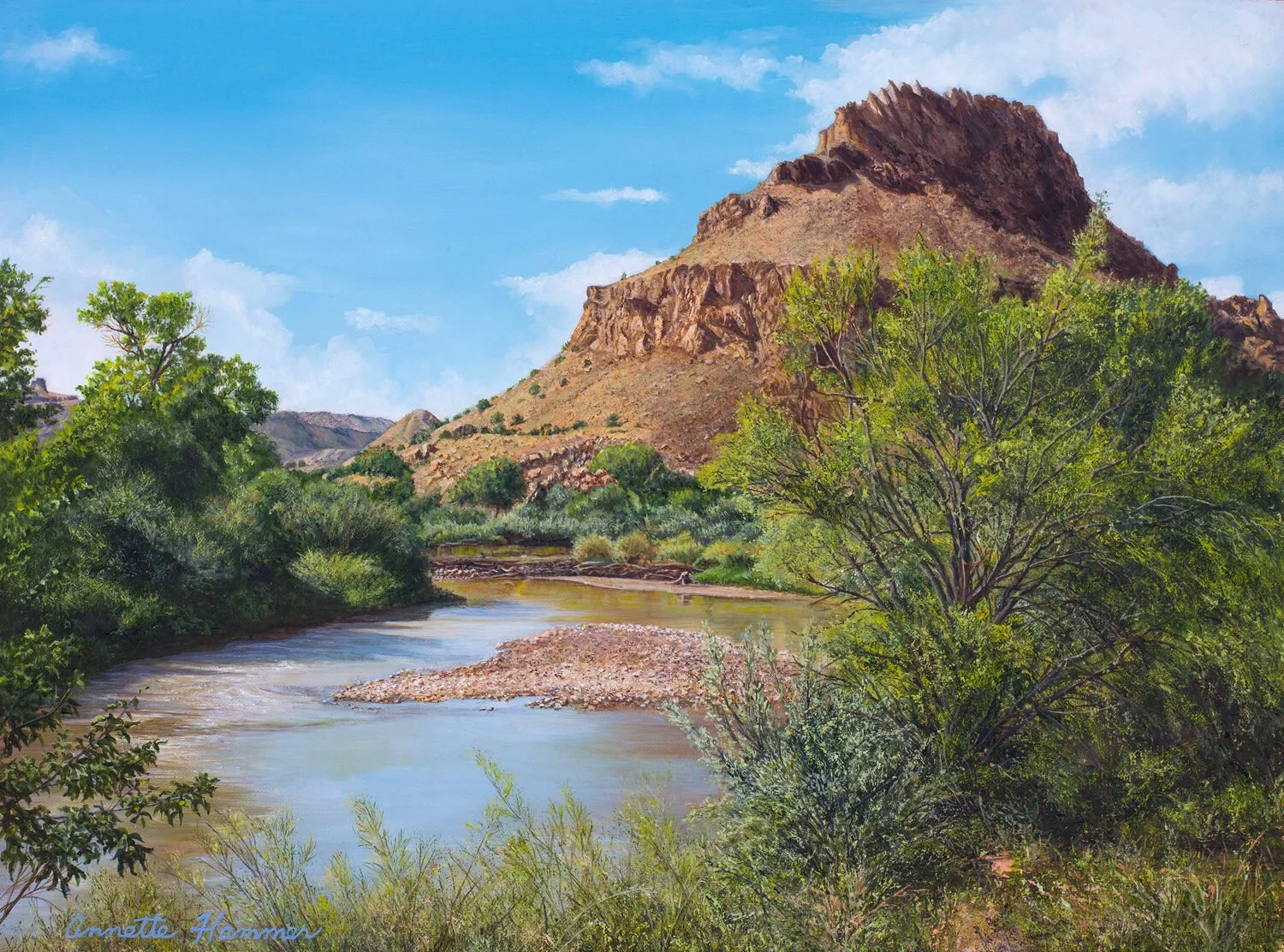 Annette Hammer Rio Chama Afternoon, 2025 Oil, 12 × 16 inches $5,000