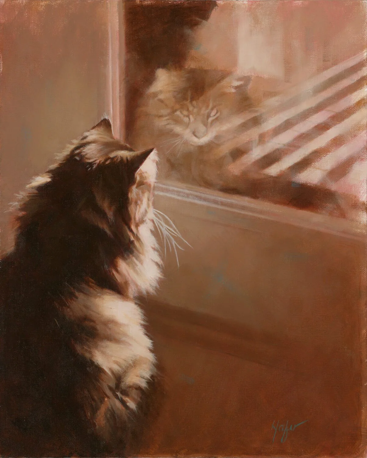 Catherine Hafer Reflections, 2024 Oil, 20 × 16 inches $3,200