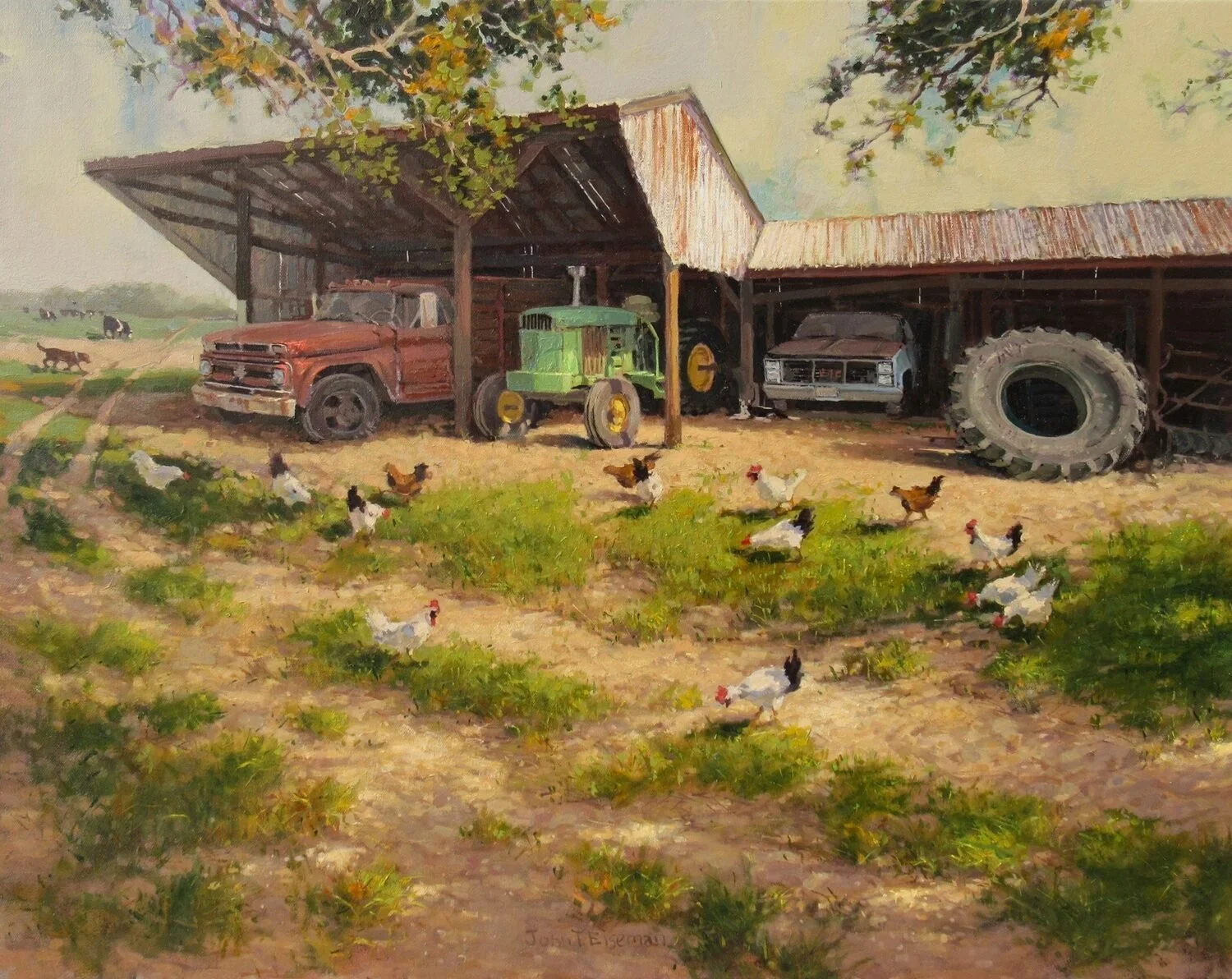 John Eiseman Another Dog Day, 2025 Oil, 24 × 30 inches $5,650