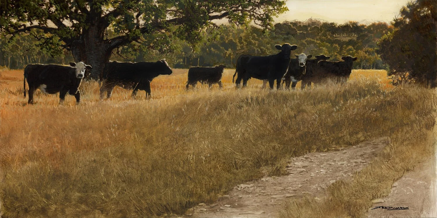 Joel R. Edwards Passing By , 2025 Oil, 12 × 24 inches $2,400