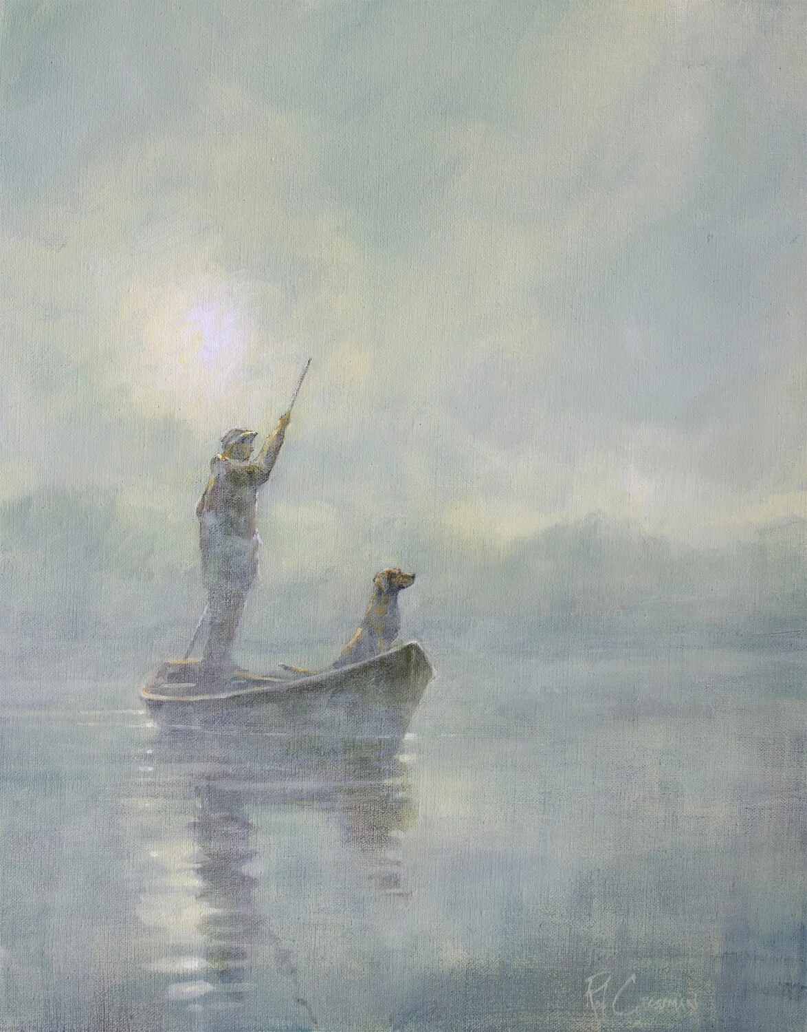 Rod Crossman Shapes In the Mist, 2025 Acrylic, 20 × 16 inches $3,800
