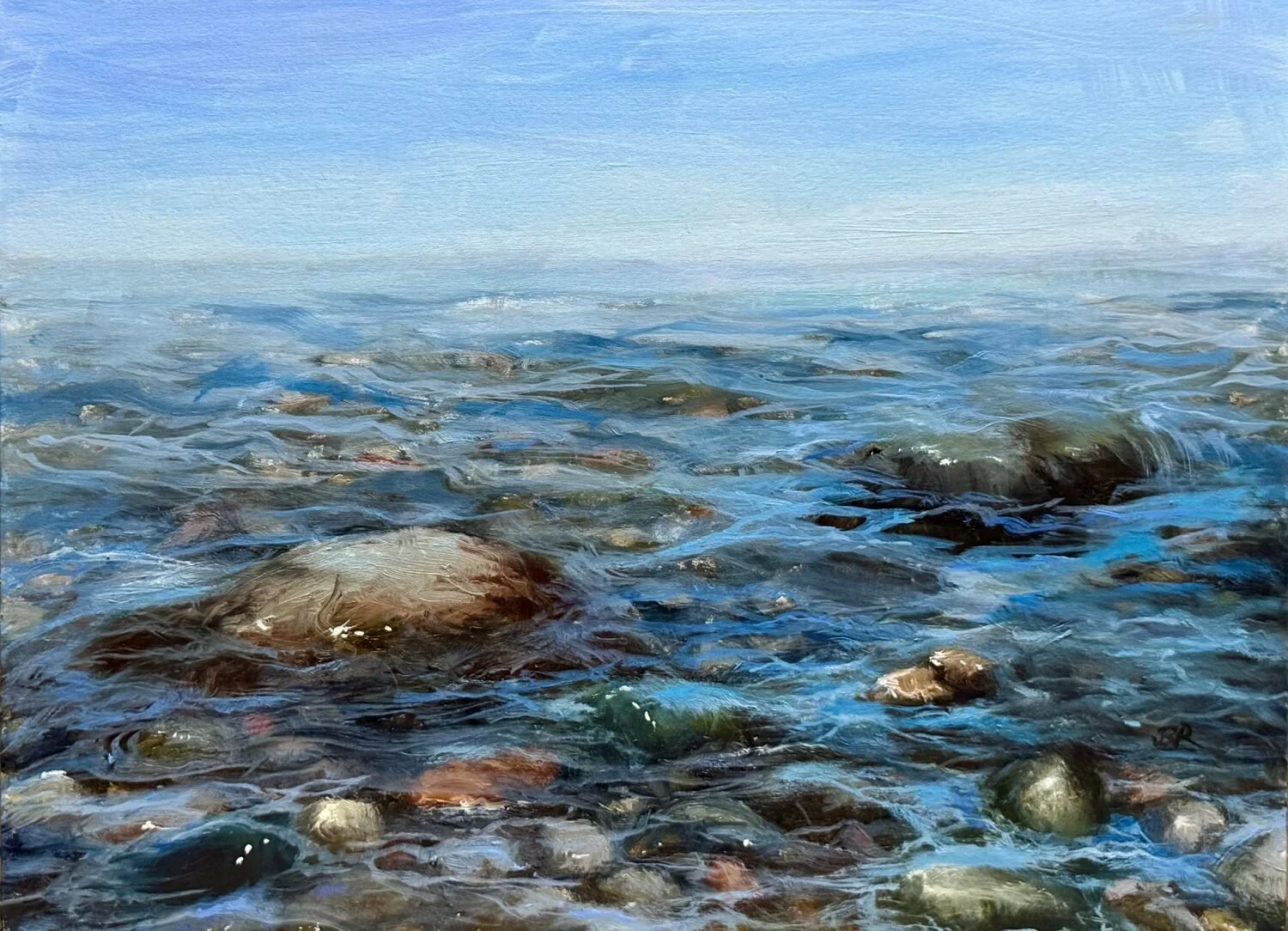 Julia Bright Emergence, 2025 Oil, 12 × 16 inches $1,250