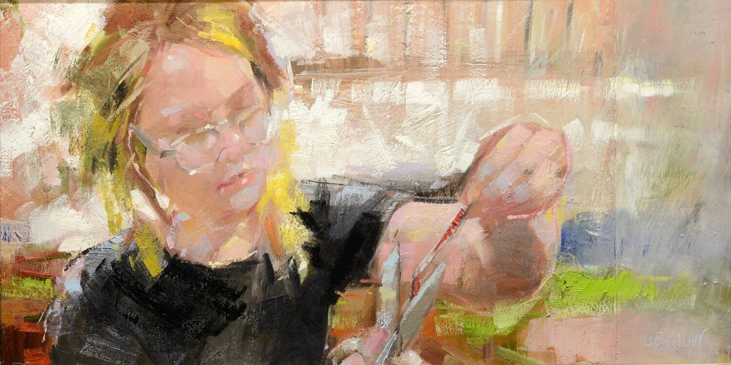 Lon Brauer Handiwork, 2024 Oil, 12 × 24 inches $4,000