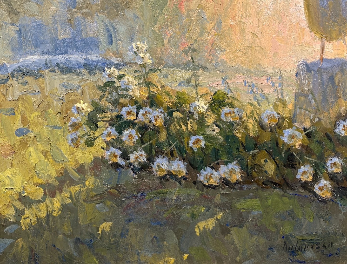   Fred Doloresco   (American, b. 1948)   Morning Light   Oil on panel, 11 × 14 inches  Signed lower right  $1,600 