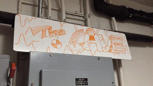 To preface: the room where we keep all of our computers is called The Cave .