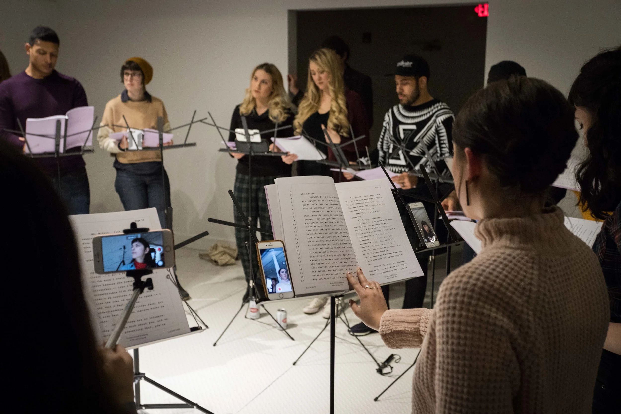 “NYU MFA Art Critique Live Reading” December 15, 2018 Distillery Gallery, Boston, MA