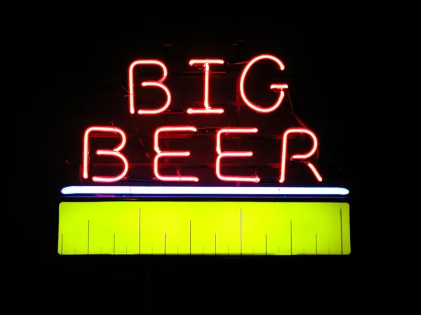   BIG BEER,  2005  Neon sign  30 x 24 x 6 in  Sun Valley Center for the Arts, ID 