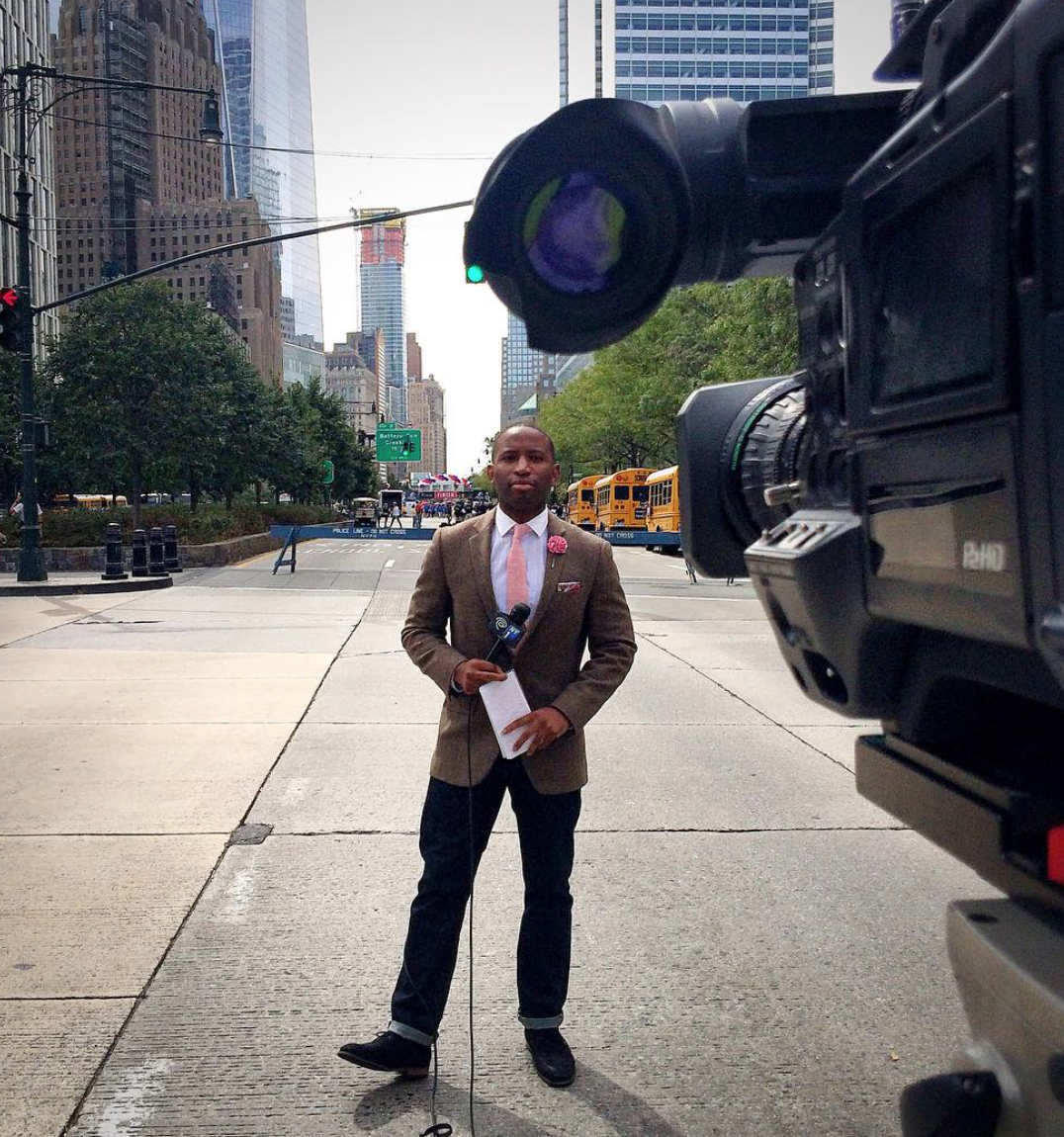 Na'eem in the field for New York 1