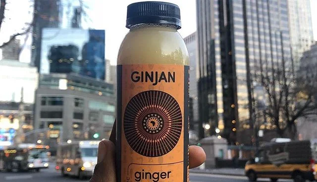 Ginjan has enough zing to kick off your day and keep you going until it ends! This delightful beverage is filled with love and cold pressed ginger, pineapple, lemon, vanilla and anise. If you haven’t tried it, I highly recommend it! @ginjanbros is now available on @jet @freshdirect and at @wholefoods 🍍🌞🍋 •
•
•
#ginjan #ginjantotheworld #locallymade #madeintheusa #beyondmytitle #beverage #entrepreneur #familybusiness #entrepreneurship #nyc #makermade