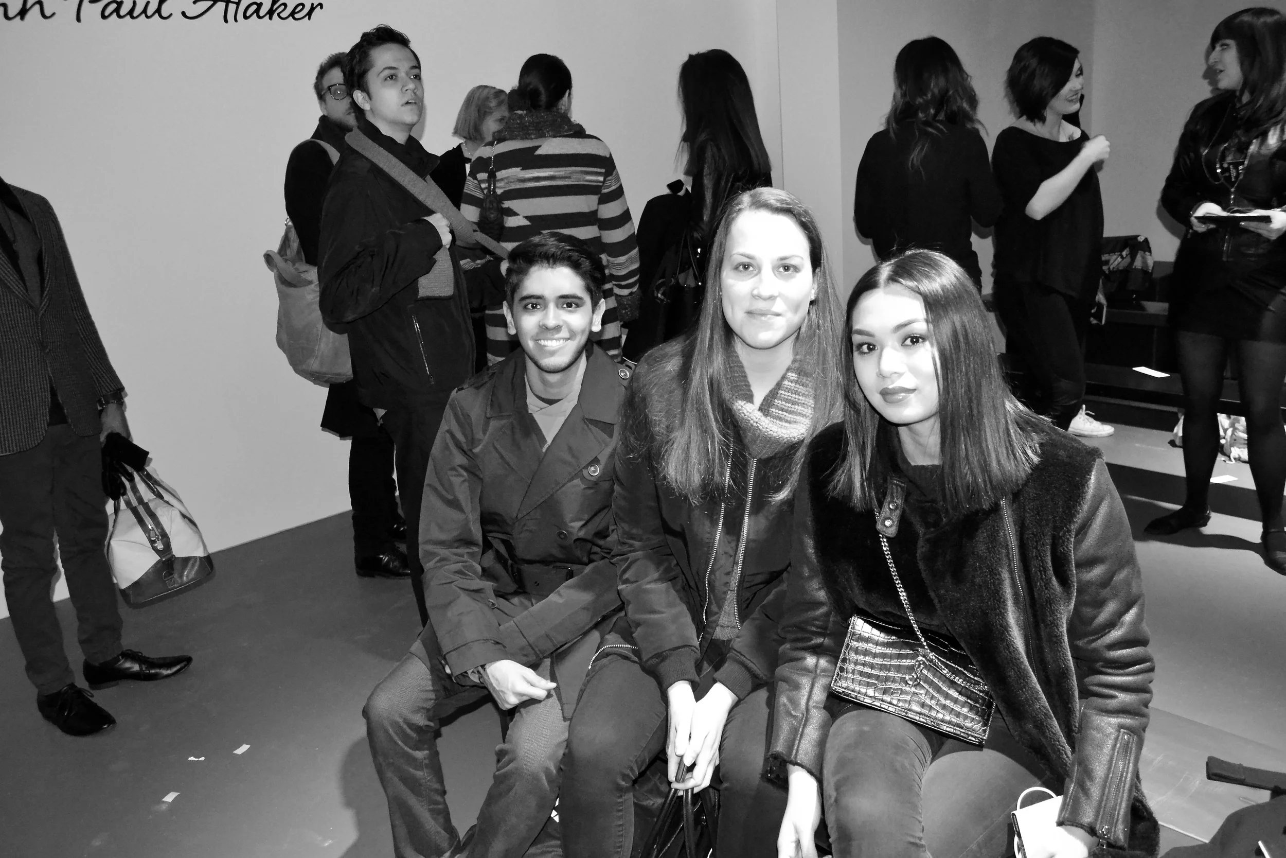 At the show with two of my friends Emma & Julia
