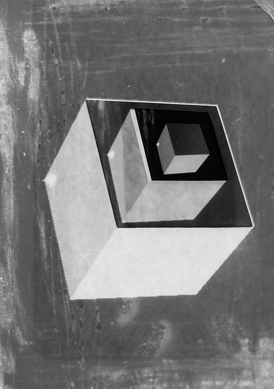   Cube    1 to 5   silver gelatin print  7 x 9.5 in 