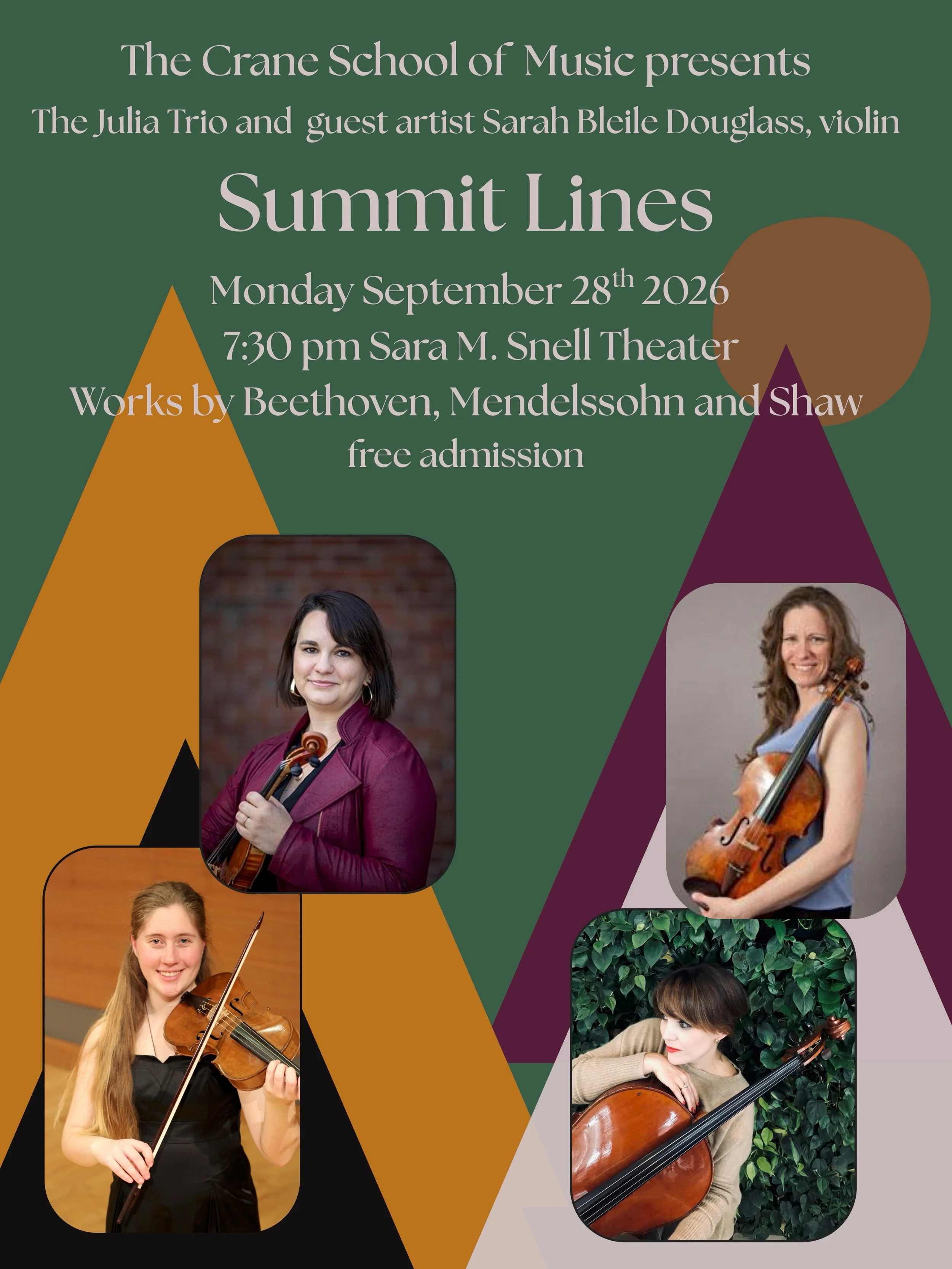 The Julia Trio with Sarah Douglas