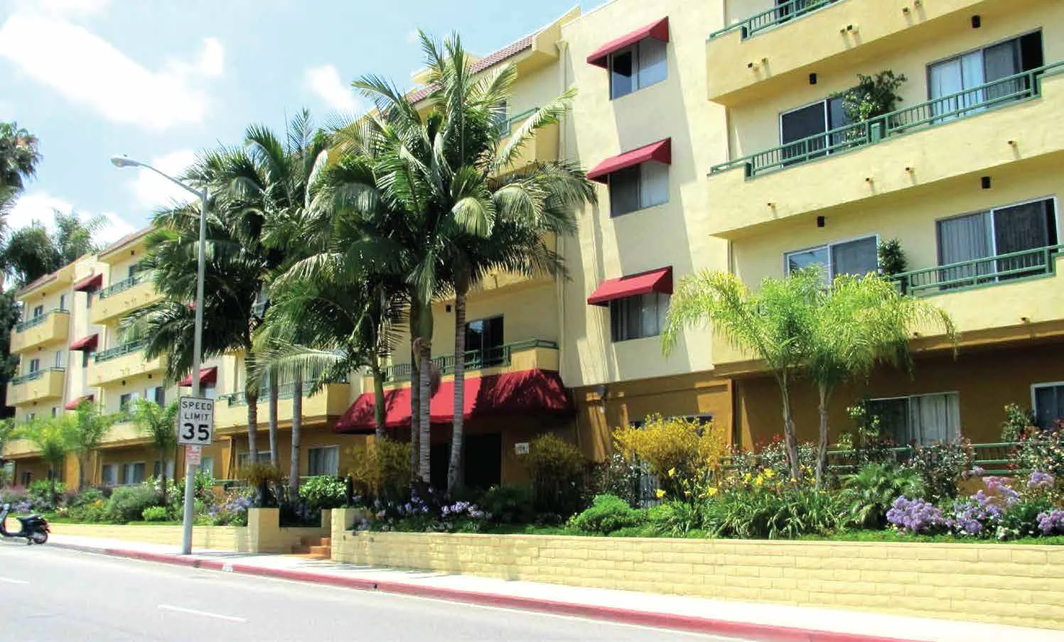 Apartments along Fountain Avenue in West Hollywood were sold to an investor for $293,000 per unit, and will be upgraded over time as residents move out—leaving fewer unsubsidized "market-rate affordable units" on the open market. Source: Azzi Advisors .
