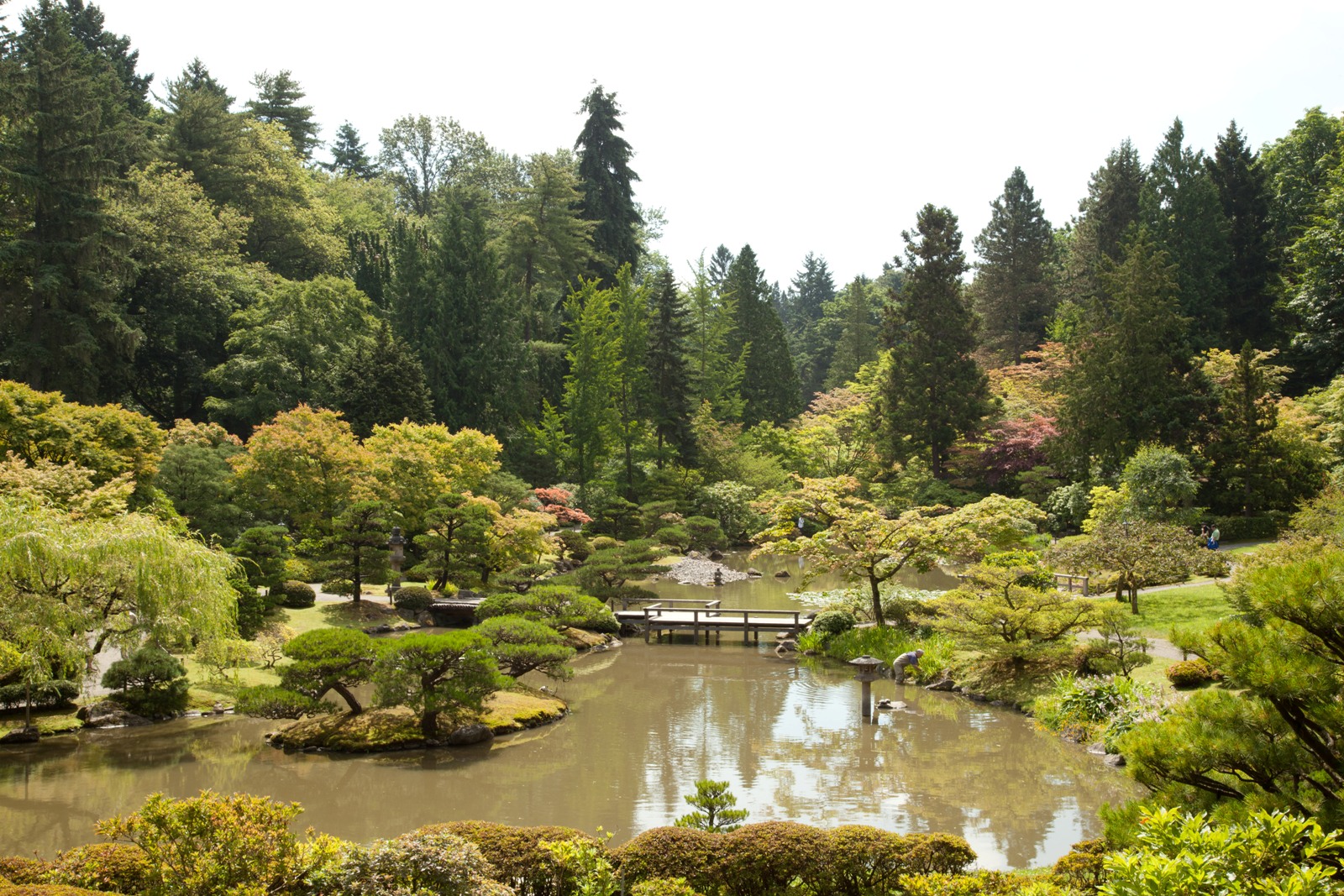 A section of the Japanese Garden, located in Washington Park, a "Great Park" in Seattle. Photo by Paul Randal .