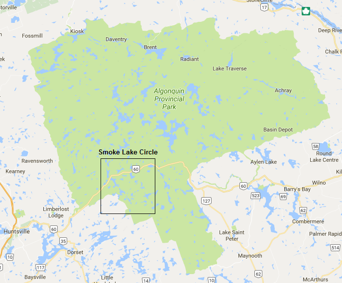 Algonquin Park Hiking Map Algonquin Park - Smoke Lake Circle - 3 Days — Overhang Adventures