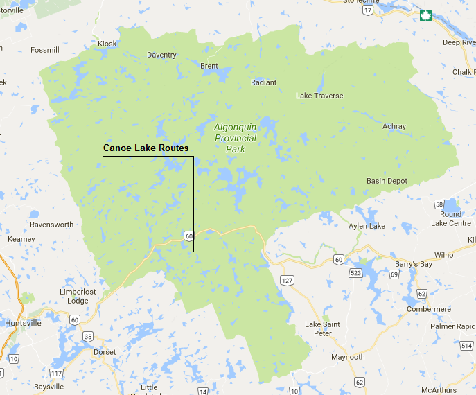 algonquin backpacking trails