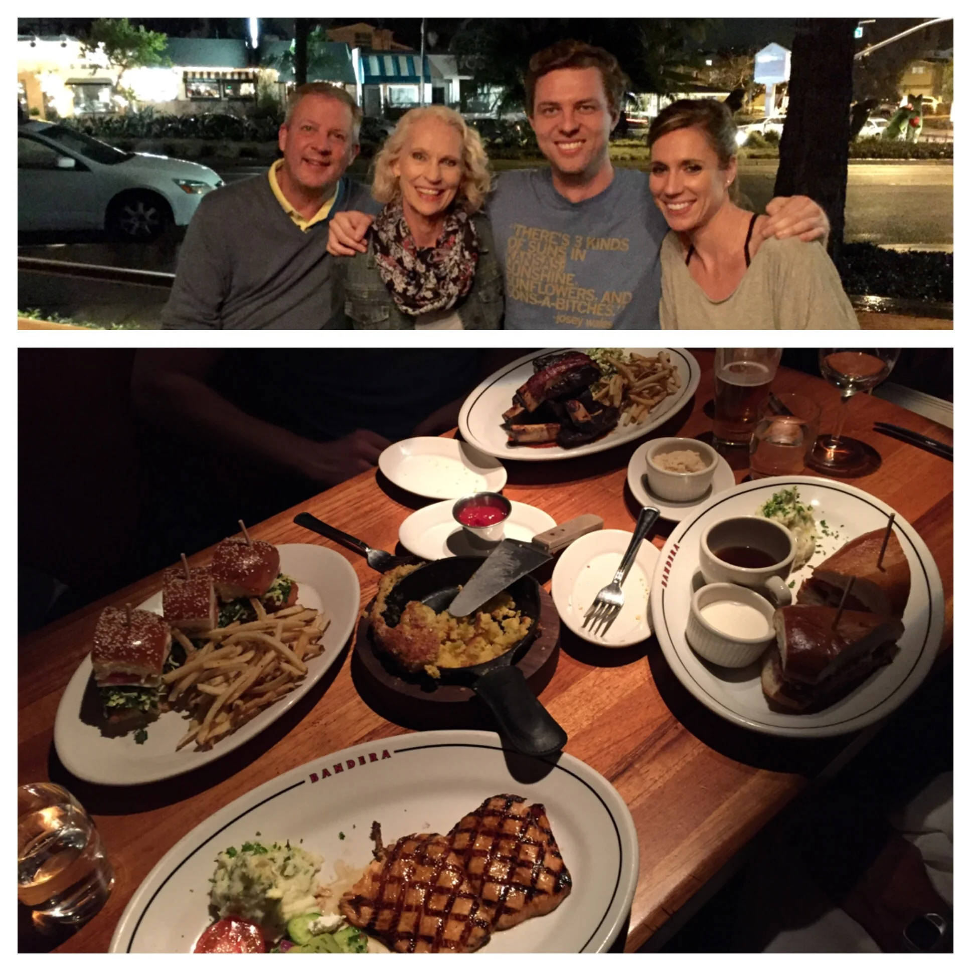 Wonderful food and yes that salmon is mine!