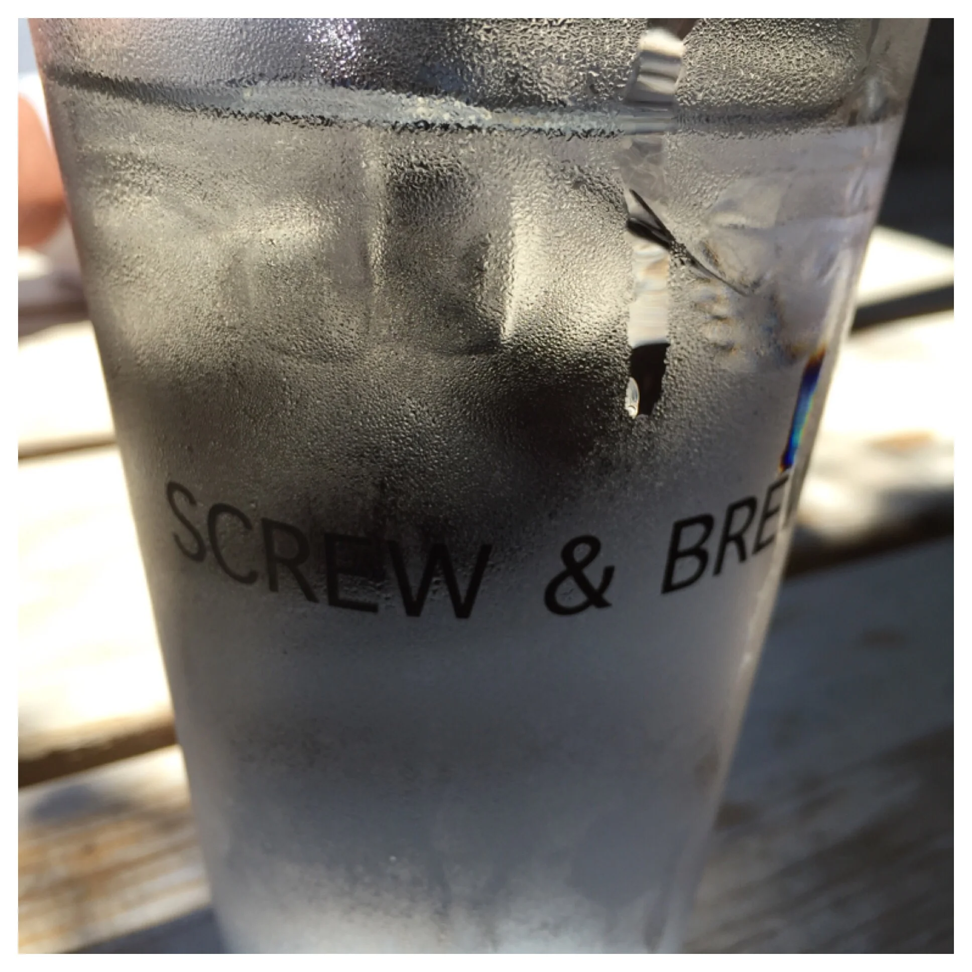 Lunch in Cannon Beach at the Screw and Brew - combo hardware store and brewery!