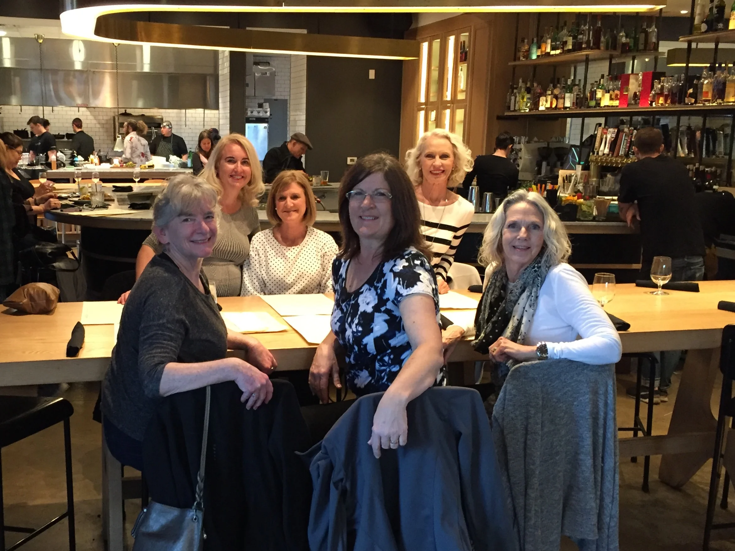 Perusing the excellent menu!
