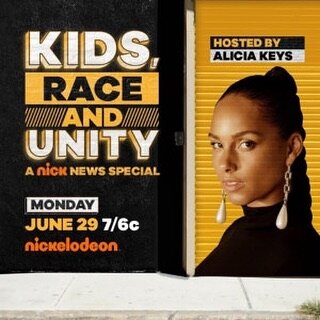 Tomorrow 7 PM!  @nickelodeon Nick News presents a program to amplify the voices and experiences of Black children across the country amid current events. Hosted by global superstar Alicia Keys, the special features the leaders of the Black Lives Matt