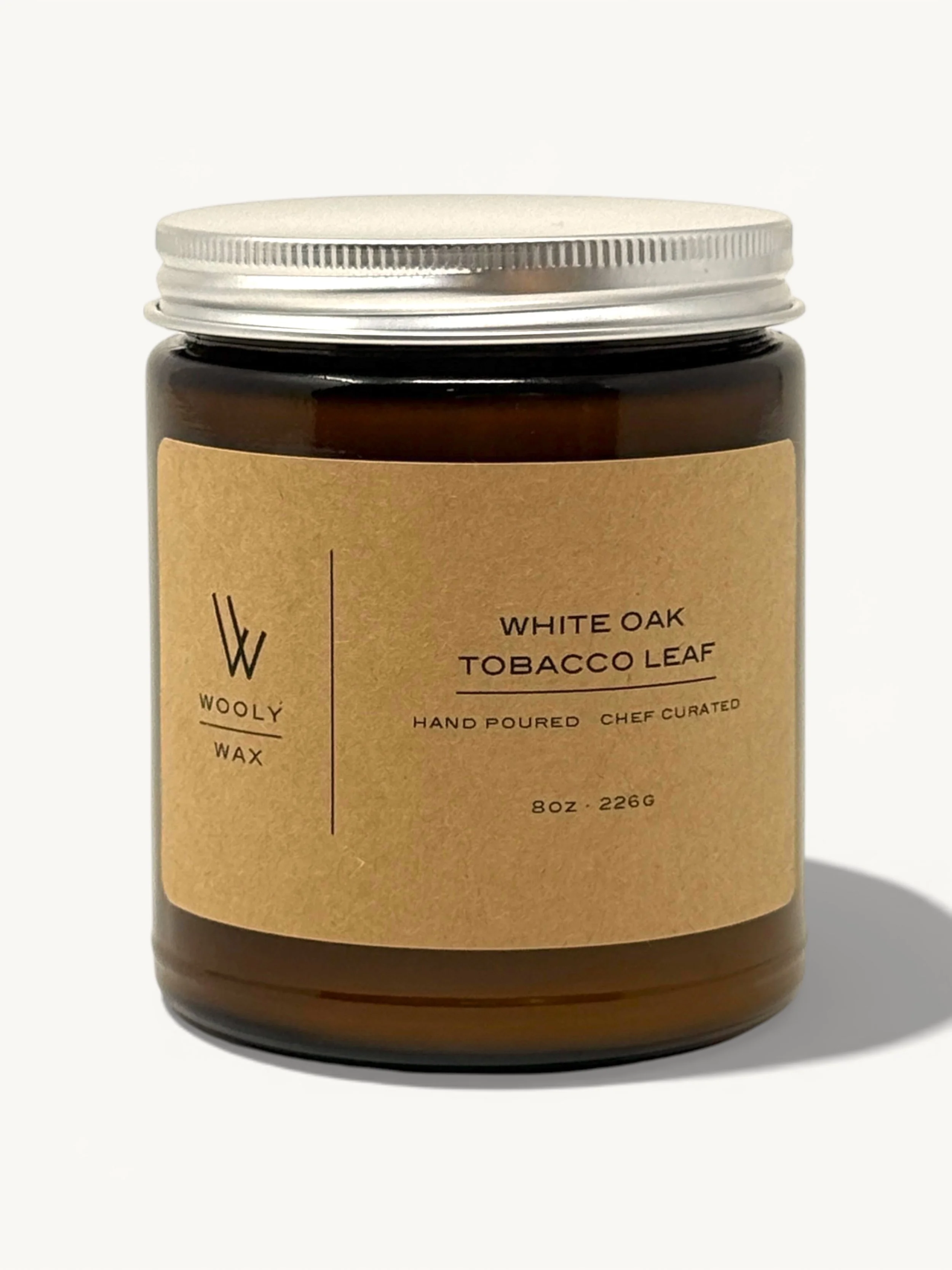 white oak | tobacco leaf candle