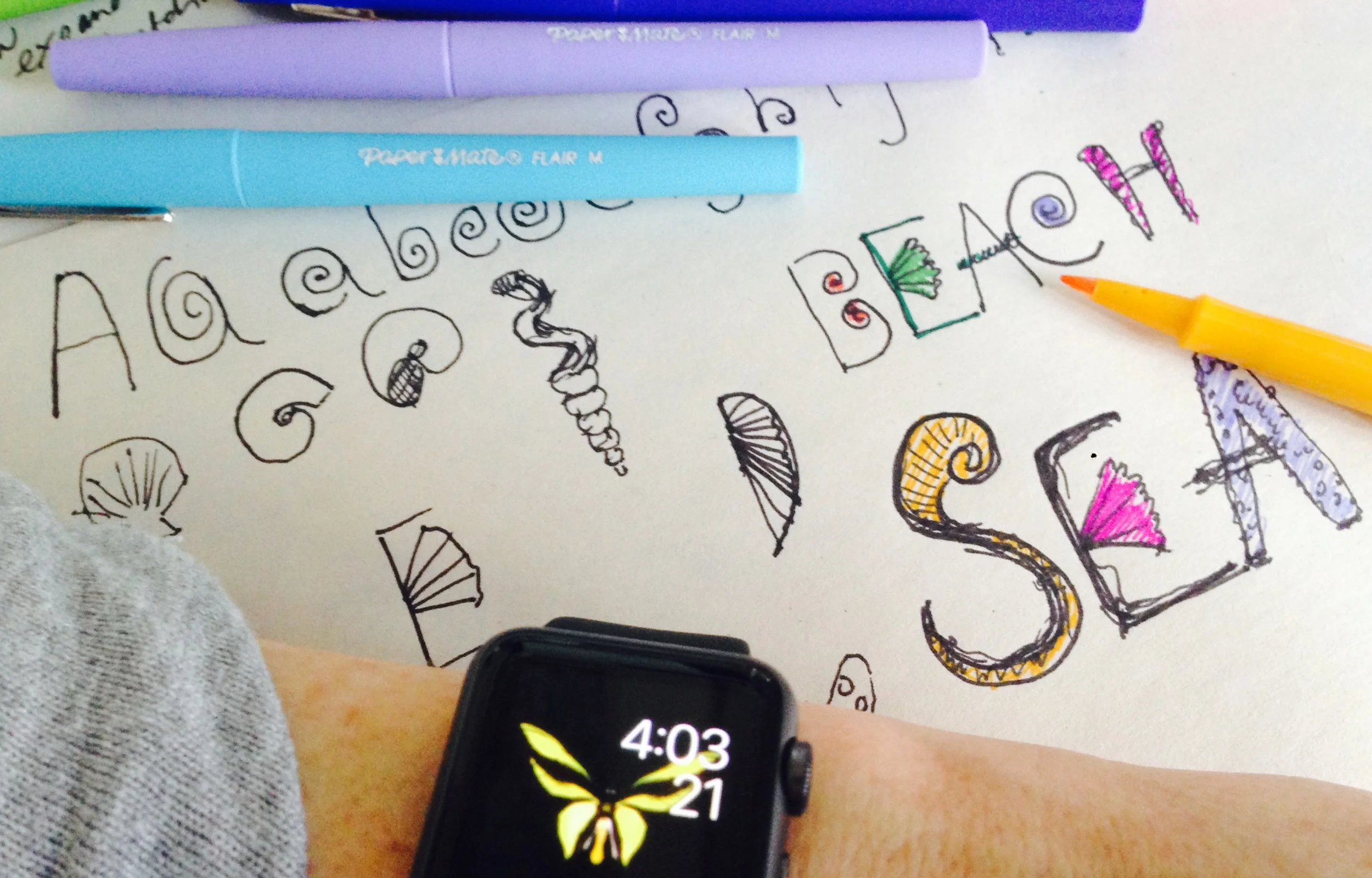 Sketch, doodle, color and draw.