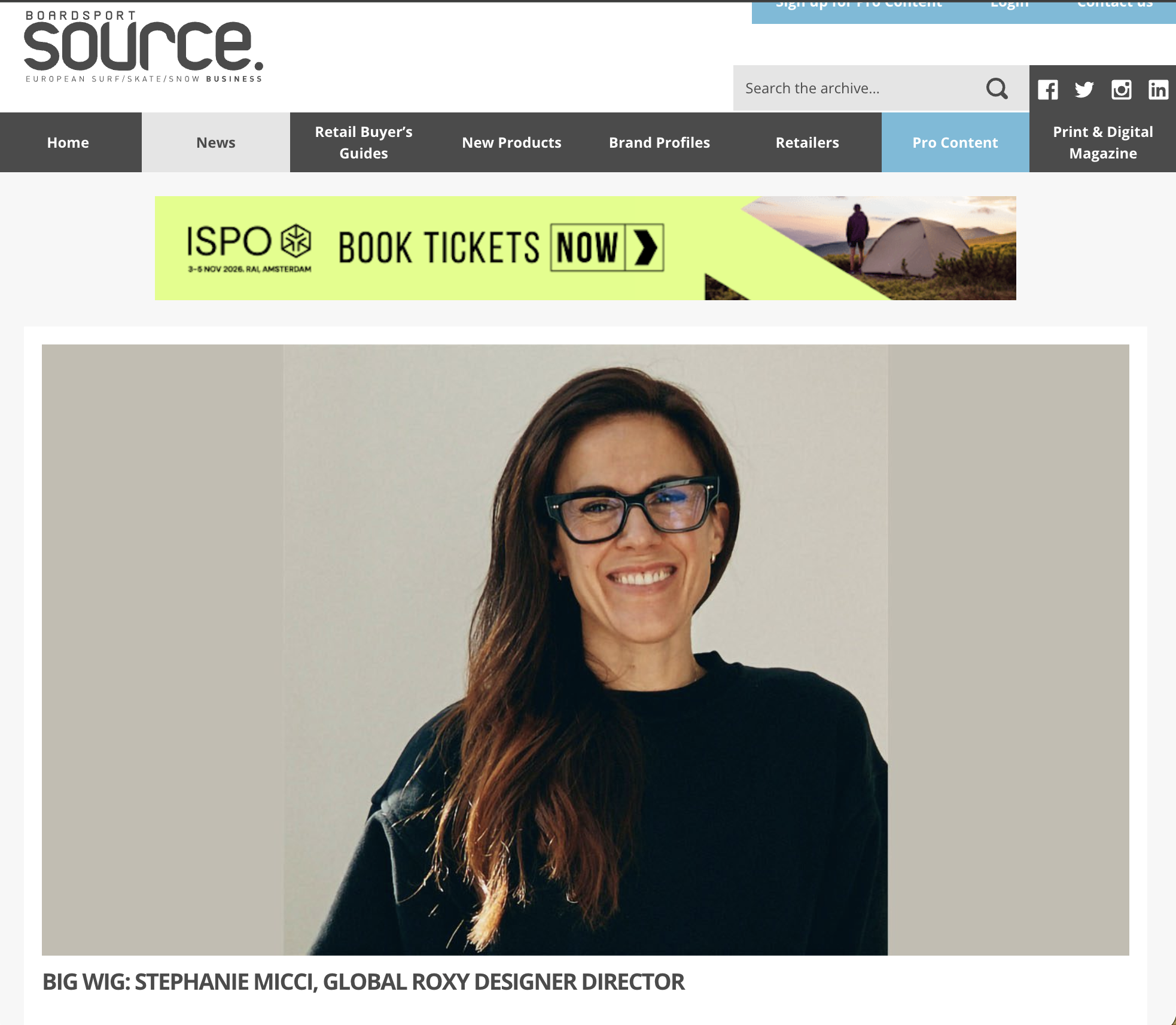 BOARDSOURCE : STEPHANIE MICCI FOR ROXY