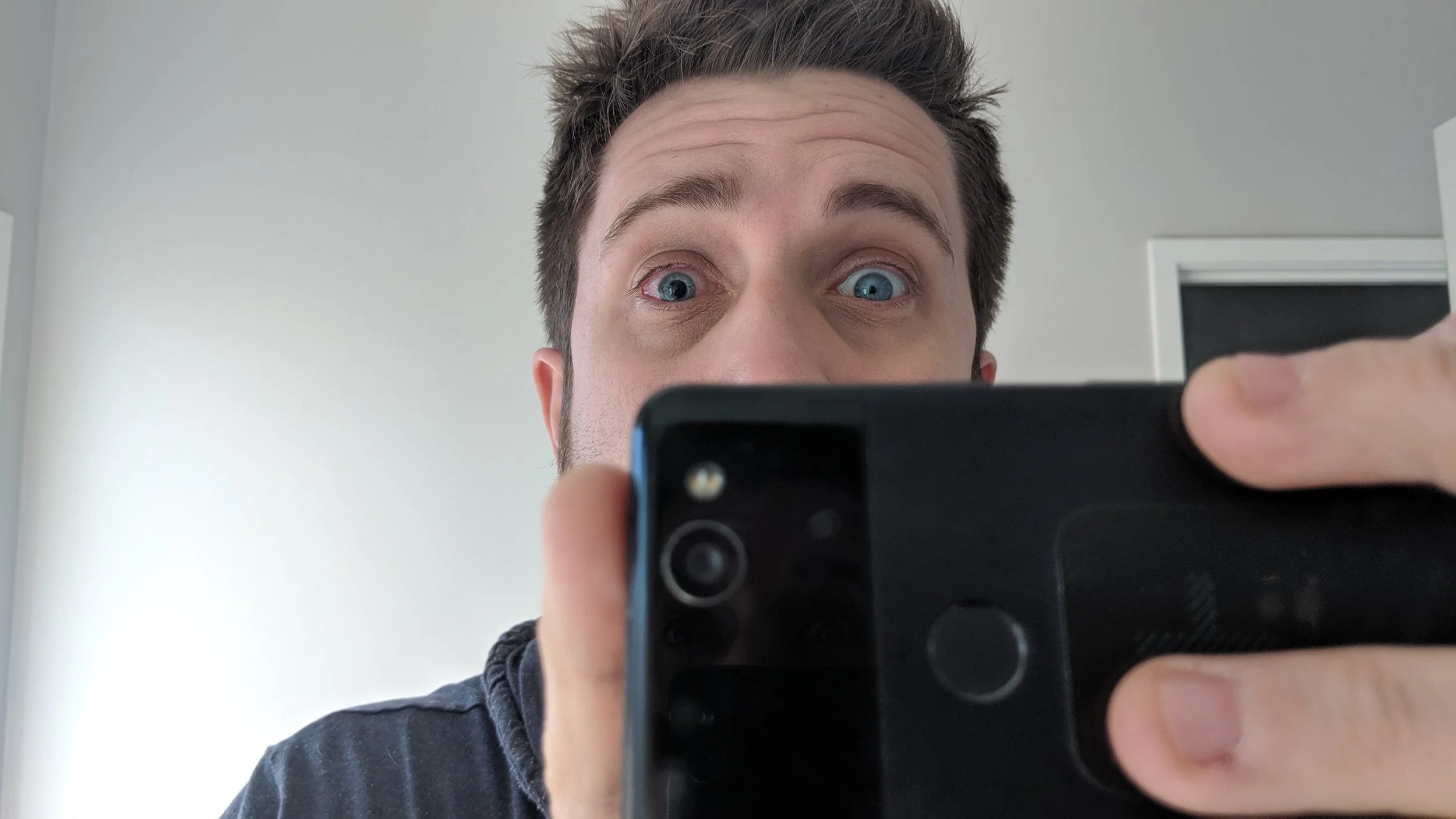 Photo was taken in the mirror, thus the reversal.