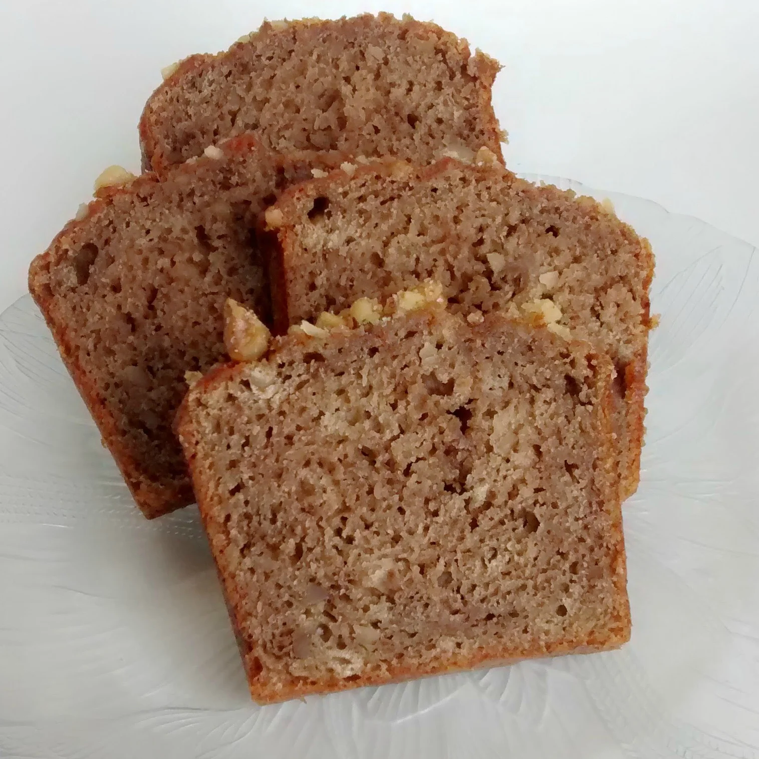 Banana Bread Classic banana bread topped with chopped walnuts. $6 per loaf