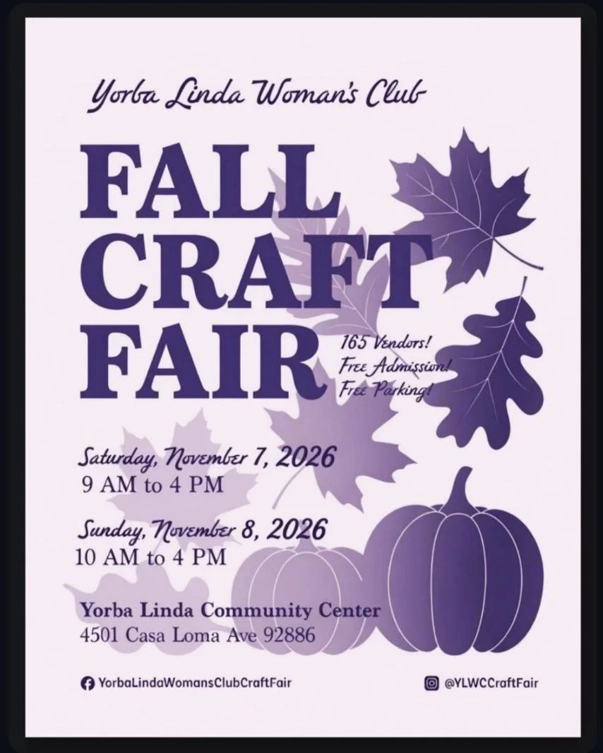 Yorba Linda Women's Club Fall Craft Fair