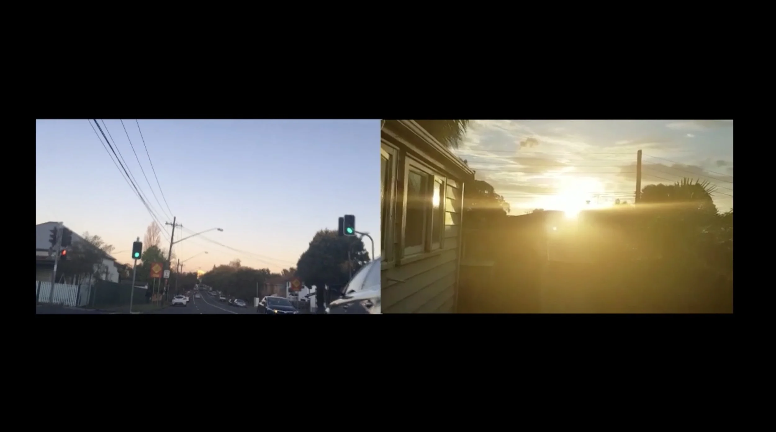 The light between two points